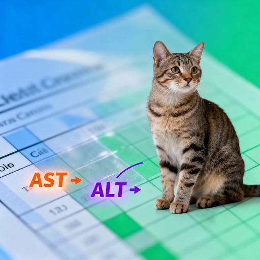 Коэффициент де Ритиса у кошек - соотношение АСТ/АЛТ в биохимическом анализе крови